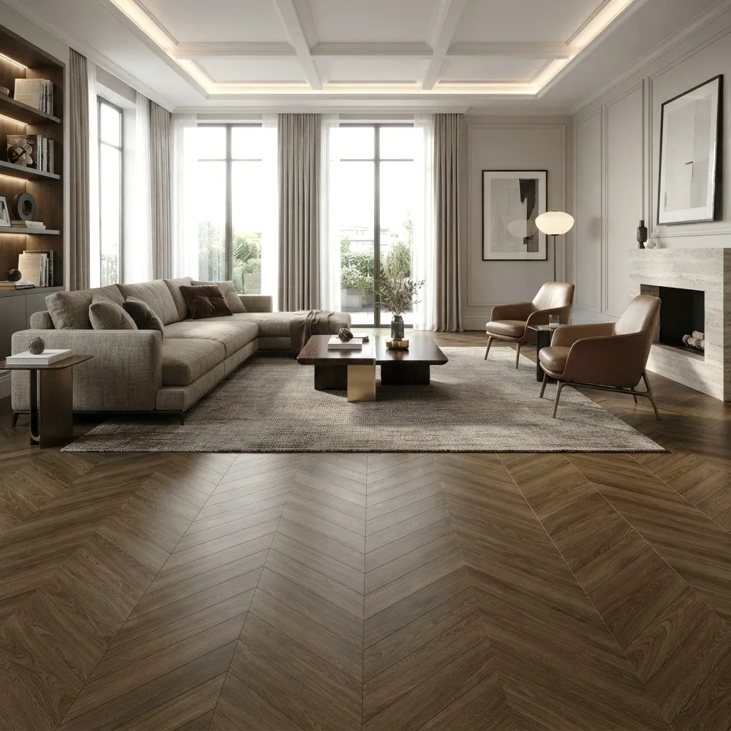 Auburn Oak Parquet Flooring
