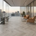 Durable Hardwood Frost Parquet Flooring