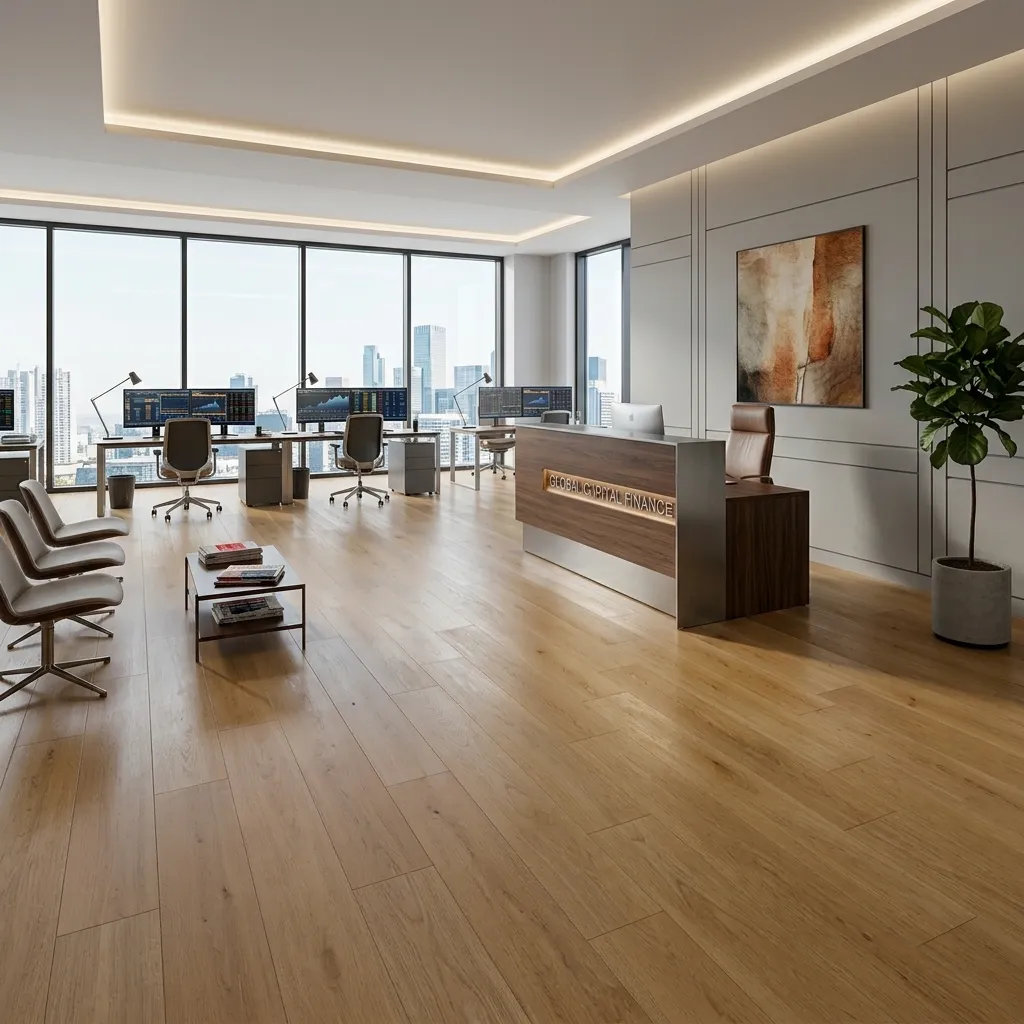 Elegant European Oak LVT Flooring