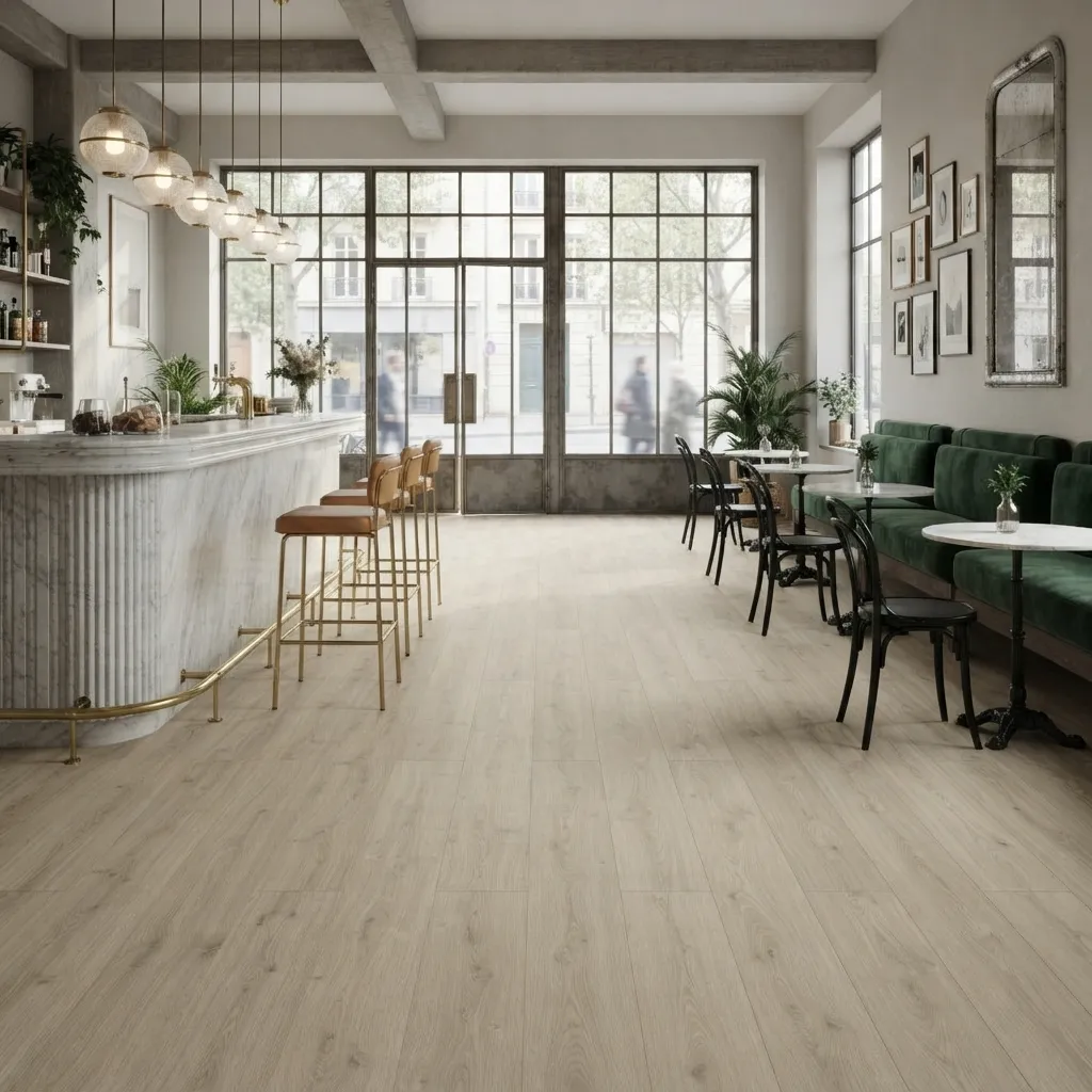 High Quality Greige SPC Flooring