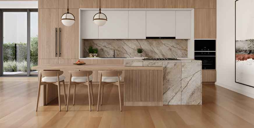 Luxury wooden flooring in dubai