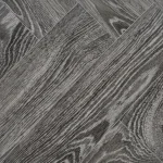 Modern Charcoal Black Oak Parquet Flooring