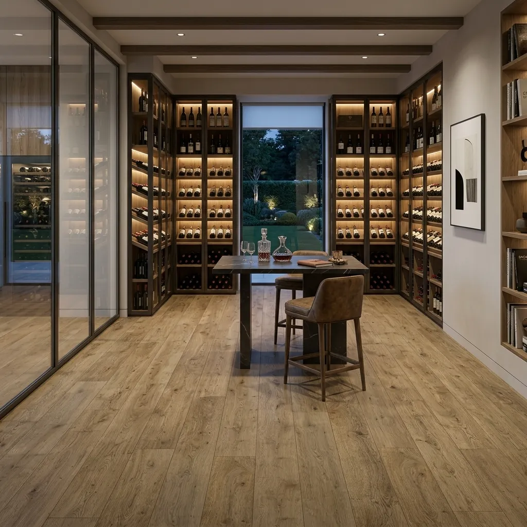 Natural Oak Finish LVT Flooring