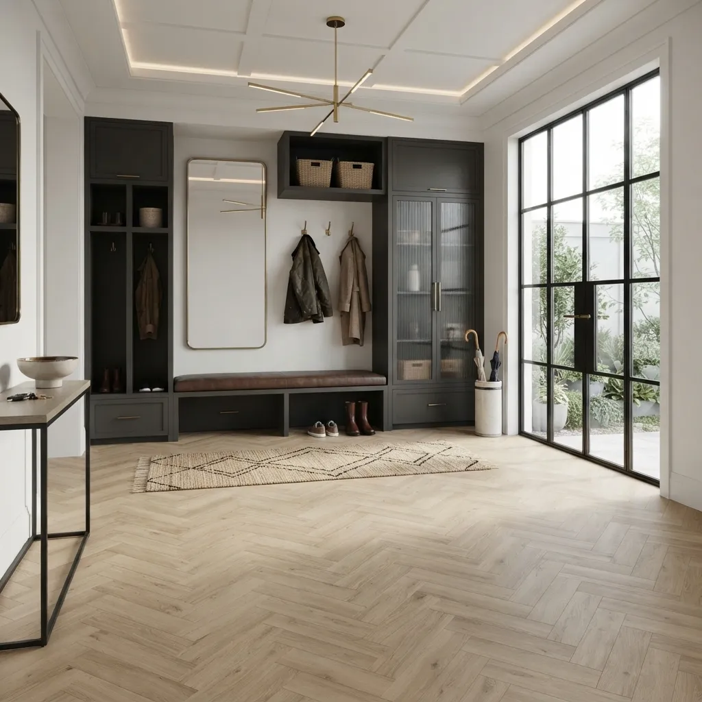 Premium Beige Oak Parquet Flooring