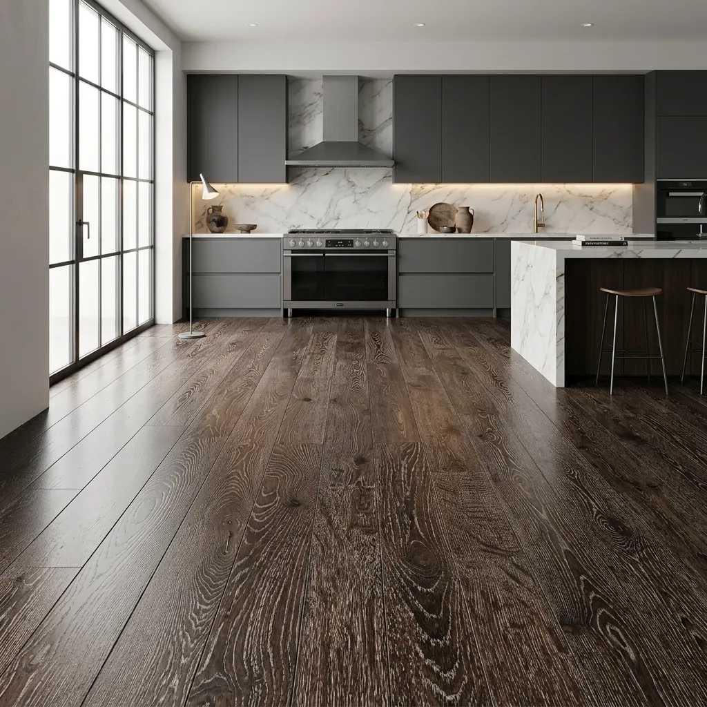 Premium Rich Chestnut Parquet Flooring