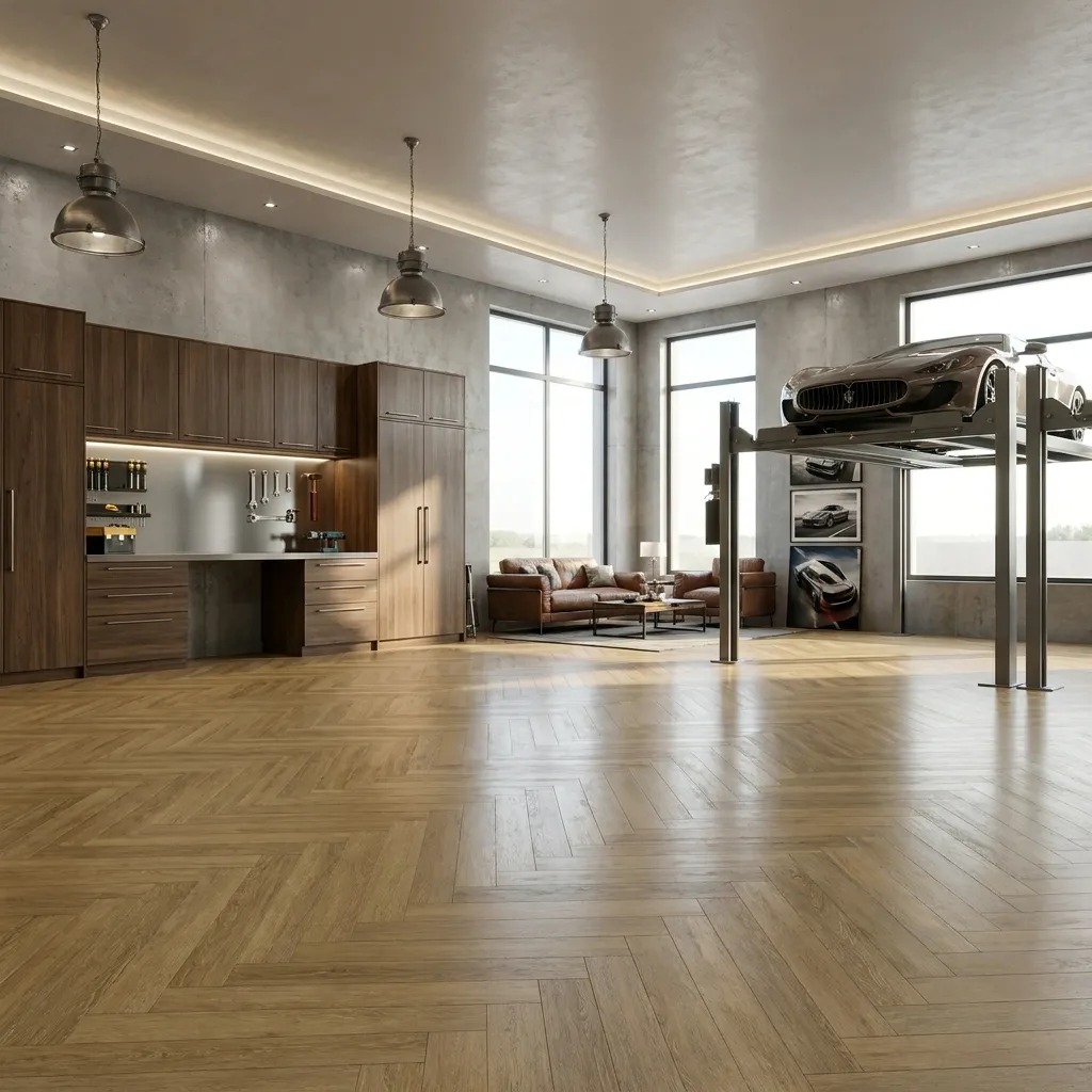 Solid Oak Antique Parquet Flooring