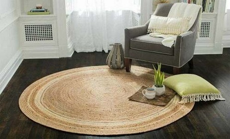 Stylish round carpets dubai