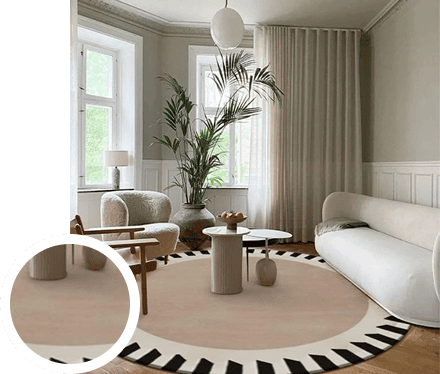 Tailored Round carpet dubai