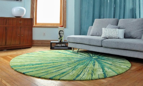 living room round carpet dubai