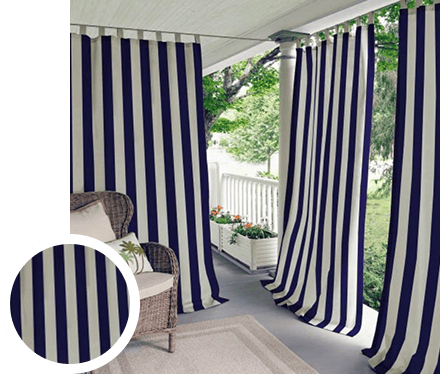 professional balcony curtain installation in Dubai