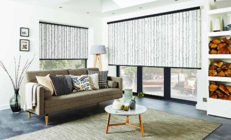 Minimalist roller blinds Dubai