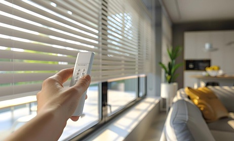 Motorized blinds for homes Dubai
