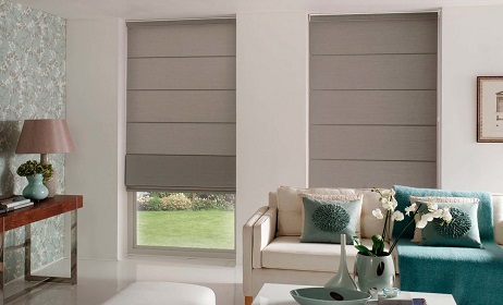Roman Blinds Dubai Office Interior