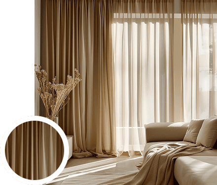 customized sheer curtains dubai
