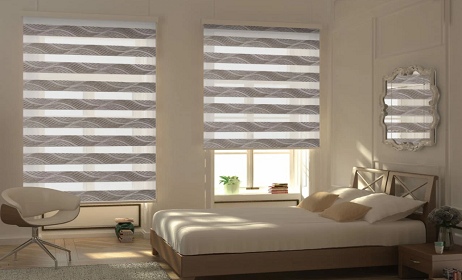 modern zebra blinds in dubai