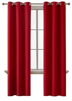 Custom Red Curtains in dubai