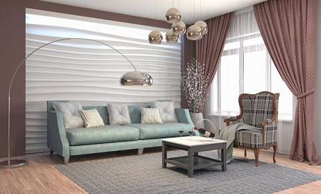 Living room curtains