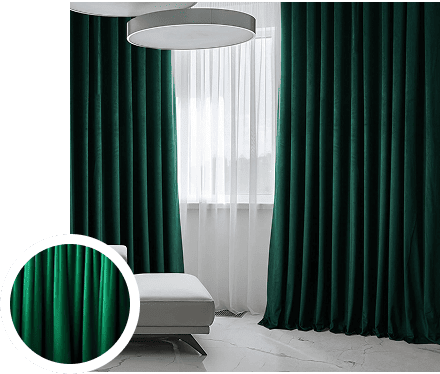 Flawless Velvet Curtain in Dubai