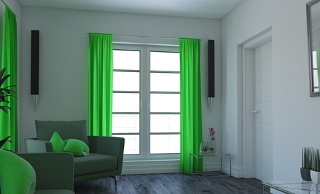 Green curtain