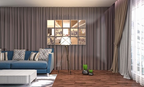 Living room curtains