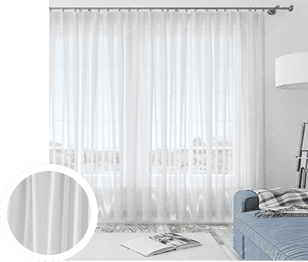 White Curtain Installation Services