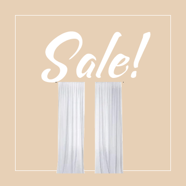White Fabric Curtains in Dubai