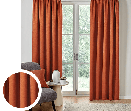 pencil pleat curtains Dubai
