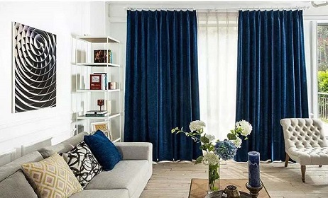 Blue Curtains