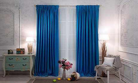 Blue Curtains