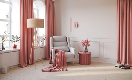 Pink Curtain