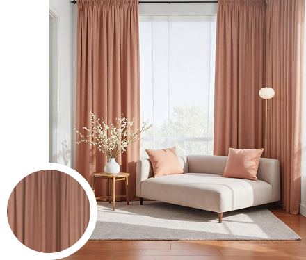 Pink Curtains Dubai
