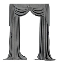 customized grey curtains Dubai