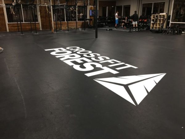 Custom logo flooring