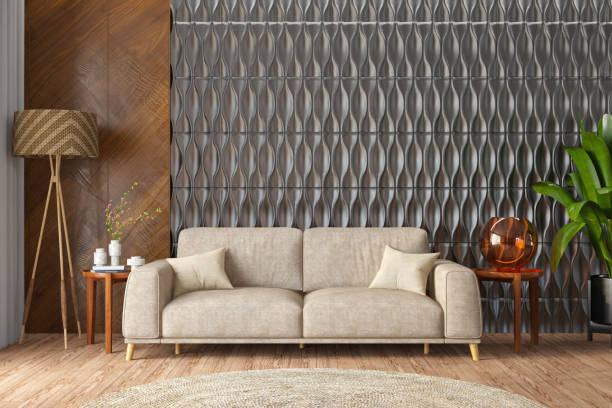 Grey Wall Panel