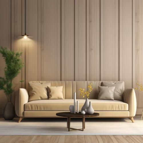 beige wall panel