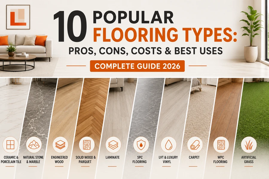 10 Popular Flooring Types