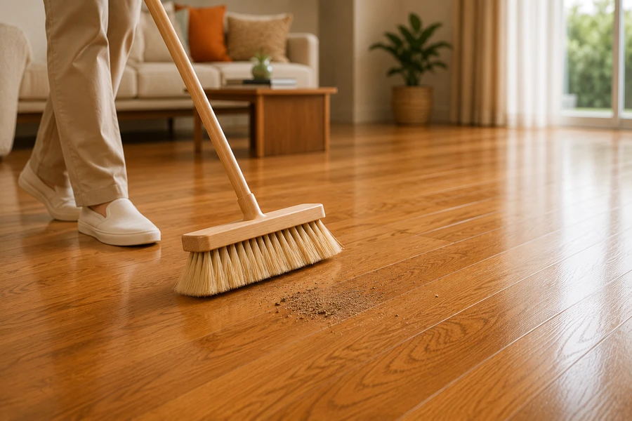 Step 1: Clear Loose Dust & Debris