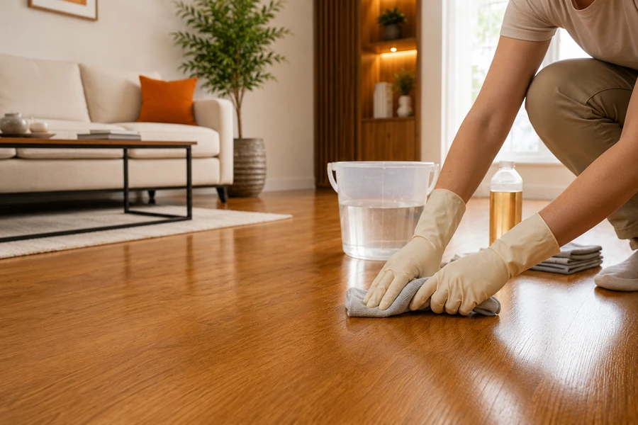Step 5: Clean in Small Sections