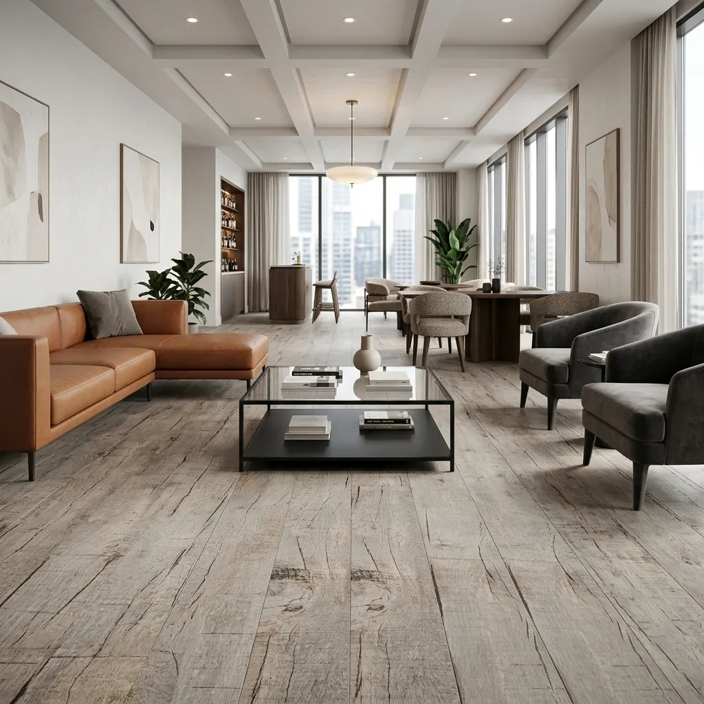5mm Ash Grey LVT Planks