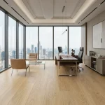 Anti-Slip Warm Beige Vinyl Flooring