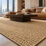 Beige Luxury Sisal Carpet In Dubai