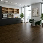 Deluxe Espresso Brown Vinyl Planks
