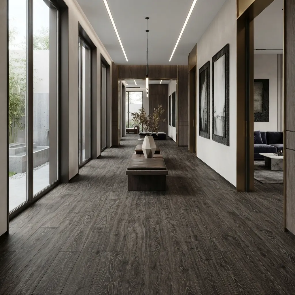 Elite Weathered Grey Wood-Grain Laminate Flooring