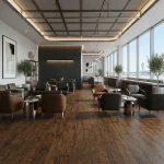 European-standard Walnut Brown Laminate Flooring