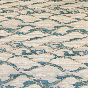 Teal Artistic Carpet