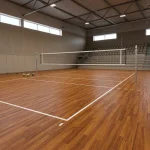 8mm Wooden Sports Flooring Roll