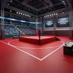 Customized High Wear-Resistant Sports Flooring Roll