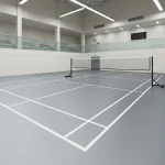 Elegant Grey Sports Floor
