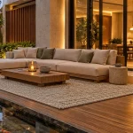 Grey Almond Outdoor Carpet | Polypropylene Material | 14–15 mm Thick | Customizable Size