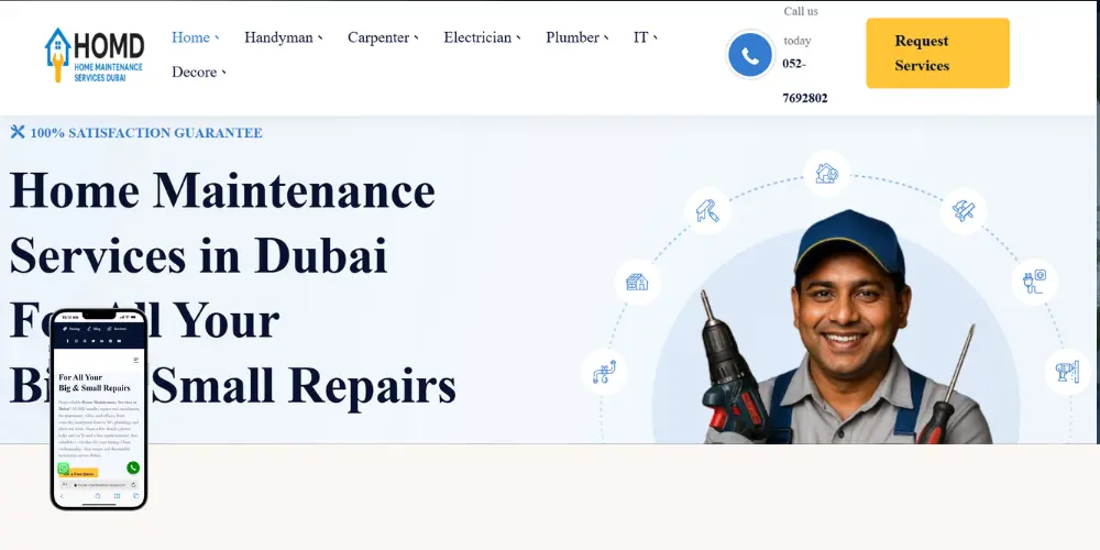 HOMD Home Maintenance Services Dubai